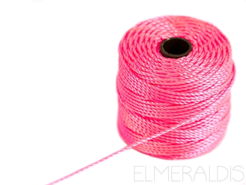 S-LON TEX210 Bead Cord Neon Pink rosa 70m