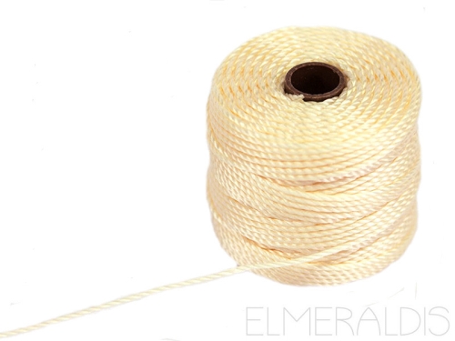 S-LON TEX210 Bead Cord Vanilla Cream creme 70m