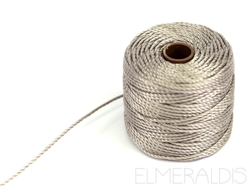 S-LON TEX400 Heavy Macrame Silver Silber grau 32m