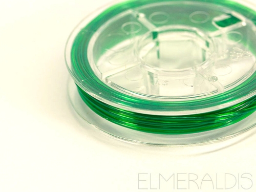0,5mm Stretch Magic Grün Green elastisch 5m