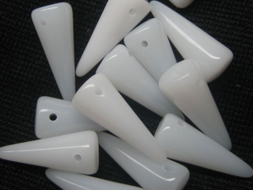 5x13mm 10x Spikes Alabaster white