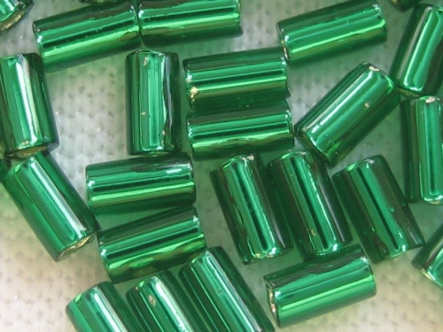 3mm 10g TOHO Stifte Silver Lined Green Emerald