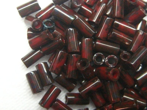 3mm 10g TOHO Stifte Hybrid Pepper Red Picasso