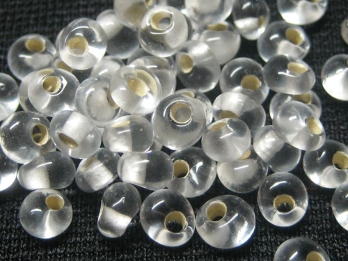 3mm 10g TOHO Magatama Silver Lined Frost Crystal