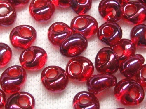 3mm 10g TOHO Magatama Gold Luster Raspberry