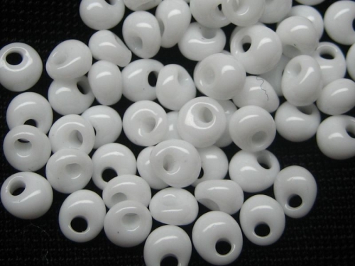 3mm 10g TOHO Magatama Opaque White