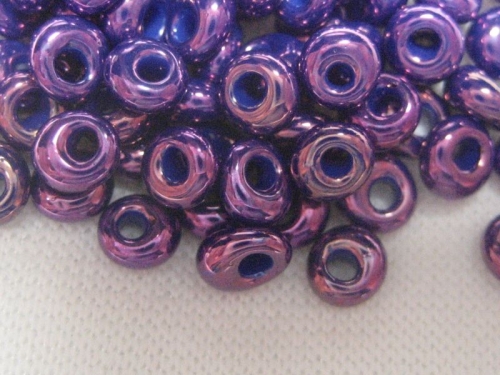 3mm 10g TOHO Magatama Higher Metallic Grape