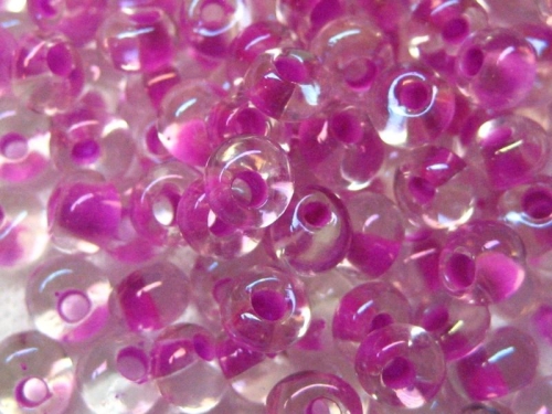 3mm 10g TOHO Magatama Crystal Opaque Fuchsia Lined