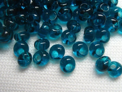 3mm Magatama TOHO Transparent Capri Blue 10g