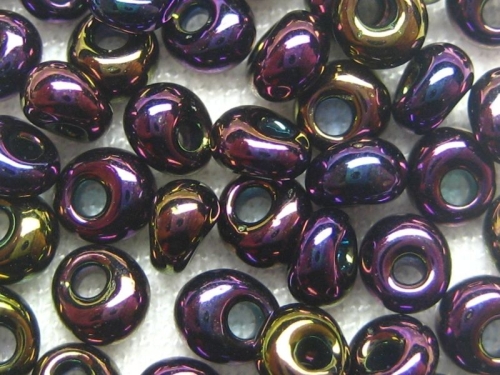 3mm 10g TOHO Magatama Metallic Iris Purple