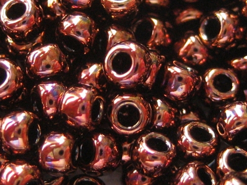3/0 TOHO Rocailles Metallic Dark Bronze braun 10g