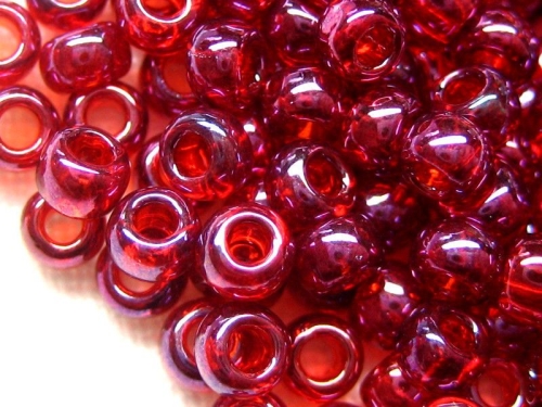 6/0 10g TOHO Rocailles Gold Luster Raspberry