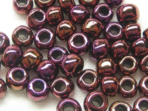 6/0 10g TOHO Rocailles Higher Metallic Amethyst