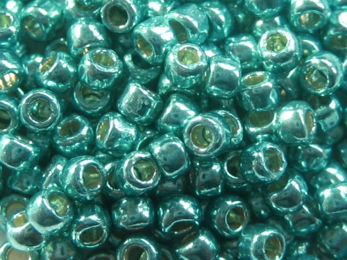 6/0 Rocailles TOHO PF Galvanized Teal Metallic blaugrün  10g