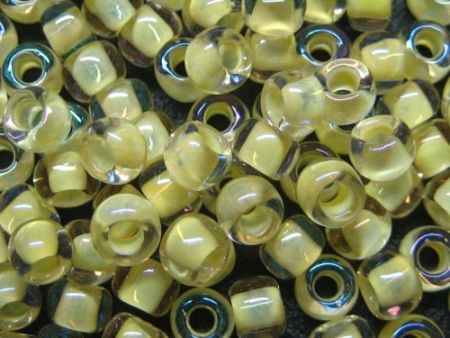 8/0 Rocailles TOHO Luster Crystal Opaq Yellow 10g