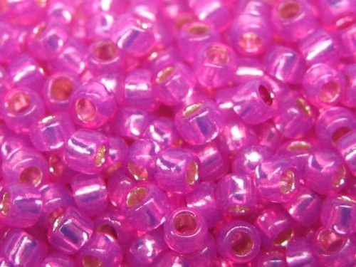 8/0 10g TOHO Rocailles Milky Hot Pink