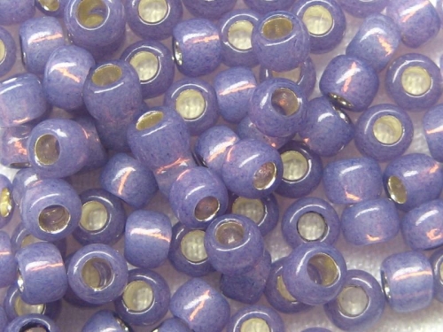 8/0 Rocailles TOHO Silver Lined Milky Lavender 10g