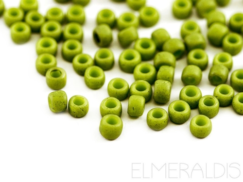 8/0 TOHO Rocailles Semi Glazed Honeydew grün 10g