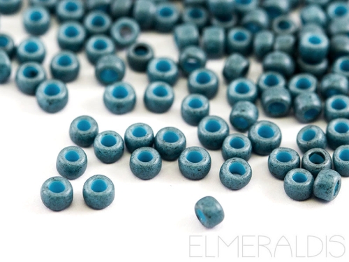 8/0 TOHO Rocailles Semi Glazed Blue Turquoise türkis 10g