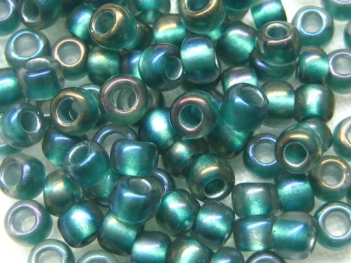 8/0 10g TOHO Rocailles Crystal Metallic Teal