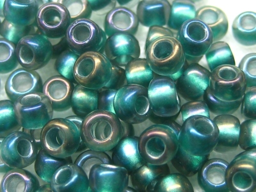8/0 Rocailles TOHO Crystal Metallic Teal 10g