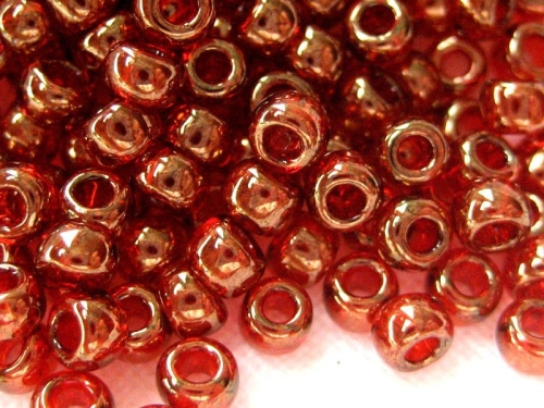 8/0 10g TOHO Rocailles Gold Luster African Sunset
