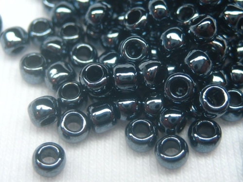 8/0 Rocailles TOHO Metallic Hematite 10g