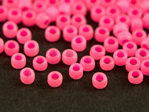 8/0 Rocailles TOHO Ceylon Frosted Hot Pink Neon rosa 10g