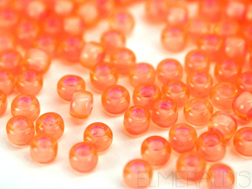 8/0 TOHO Rocailles Light Topaz Pink Coral 10g