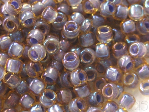 8/0 TOHO Rocailles Light Topaz Opaque Lavender 10g