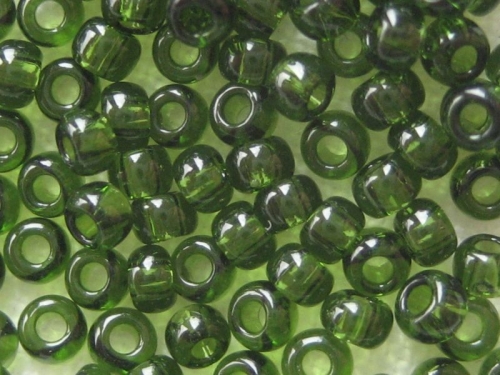 8/0 10g TOHO Rocailles Transparent Olivine