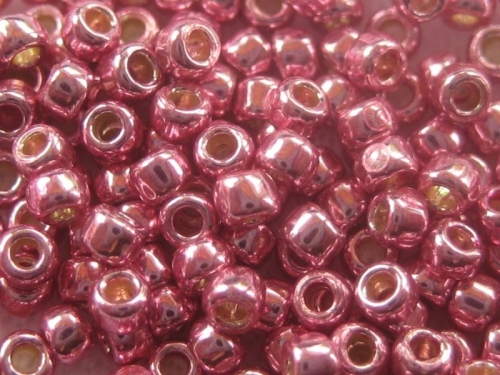 8/0 10g TOHO Rocailles PF Galvanized Pink Lilac