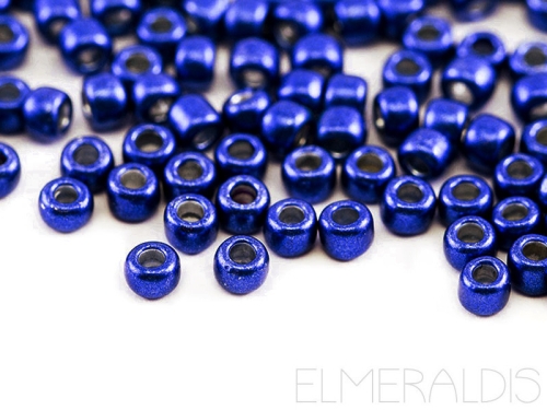 8/0 Rocailles TOHO Hybrid ColorTrends Metallic Lapis Blue dunkelblau 10g