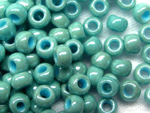 11/0 Rocailles TOHO Luster Lagoon Opaque türkis 10g