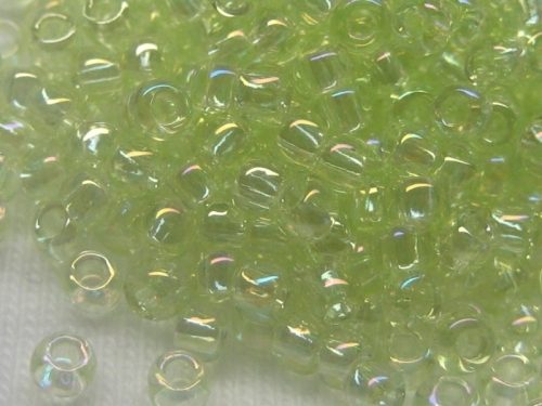 11/0 10g TOHO Rocailles Dyed Rainbow Lemon Mist