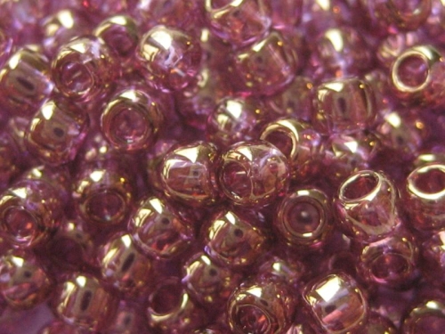 11/0 Rocailles TOHO Light Amethyst Gold Luster 10g