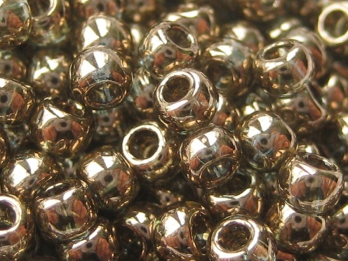 11/0 10g TOHO Rocailles Gold Luster Montana Blue
