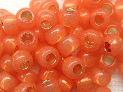 11/0 10g TOHO Rocailles Silver Milky Grapefruit