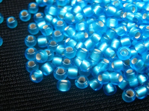 11/0 10g TOHO Rocailles Frost Dark Aquamarine
