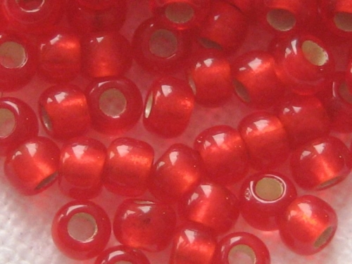 11/0 10g TOHO Rocailles Frosted Light Siam Ruby