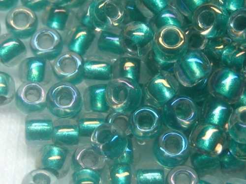 11/0 Rocailles TOHO Rainbow Crystal Teal Lined 10g