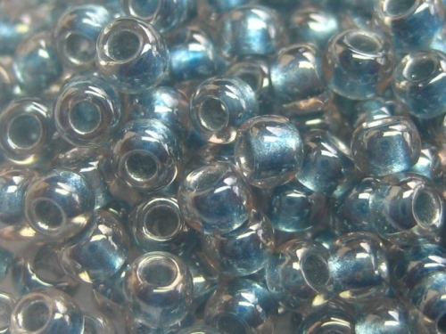 11/0 10g TOHO Rocailles Crystal Metallic Blue