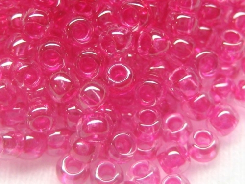 11/0 Rocailles TOHO Crystal Fuchsia Lined 10g
