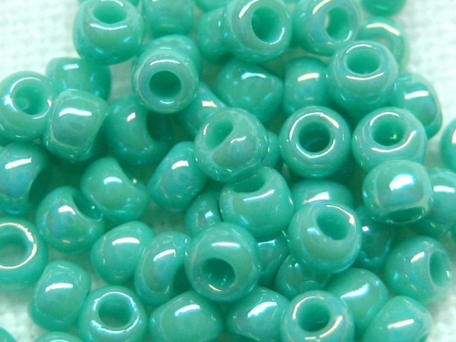 11/0 10g TOHO Rocailles Opaque Rainbow Turquoise