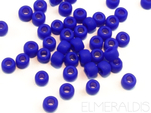 11/0 TOHO Rocailles Opaque Frosted Navy Blue 10g