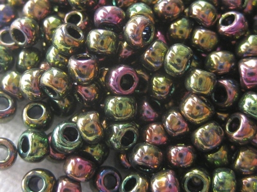 11/0 10g TOHO Rocailles Metal Purple Green Iris