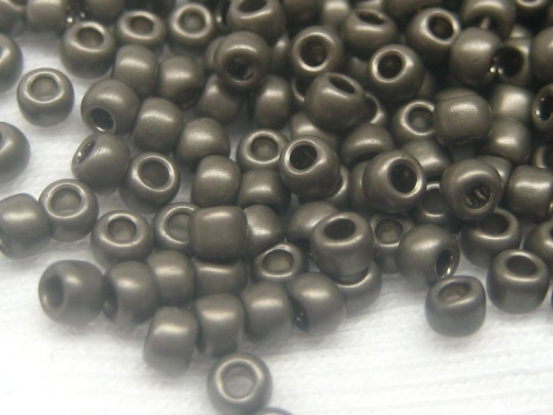 11/0 10g TOHO Rocailles Higher Metallic Gray