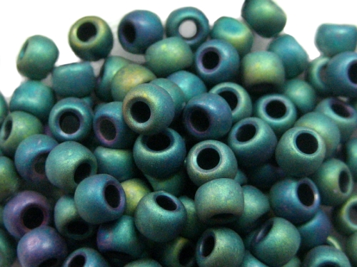 11/0 Rocailles TOHO Matte Color Iris Teal blaugrün 10g