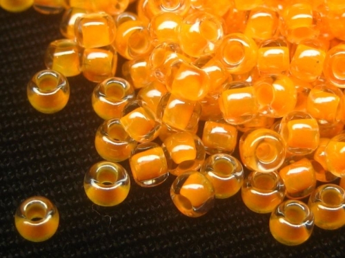 11/0 10g TOHO Rocailles Luminous Neon Tangerine