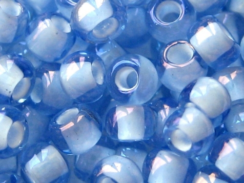 11/0 10g TOHO Rocailles Light Sapphire White L.